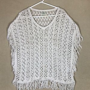 Ariat Crocheted Western‎ Poncho Sweater Women’s size S